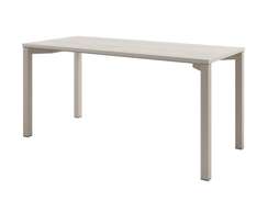 Стол 1600х700х750 на металлокаркасе D-32 Акация Морава/Кашемир серый