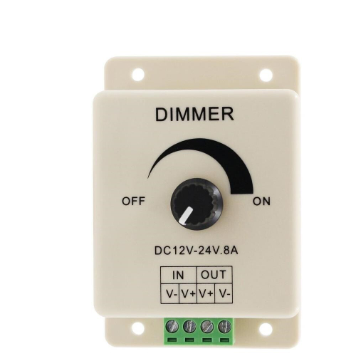 Регулятор напряжения DC-DC 8А, светодиодный диммер 12В