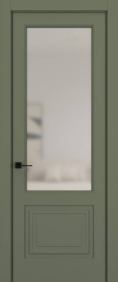Дверь 02V ELEGANT Матовый Оливковый