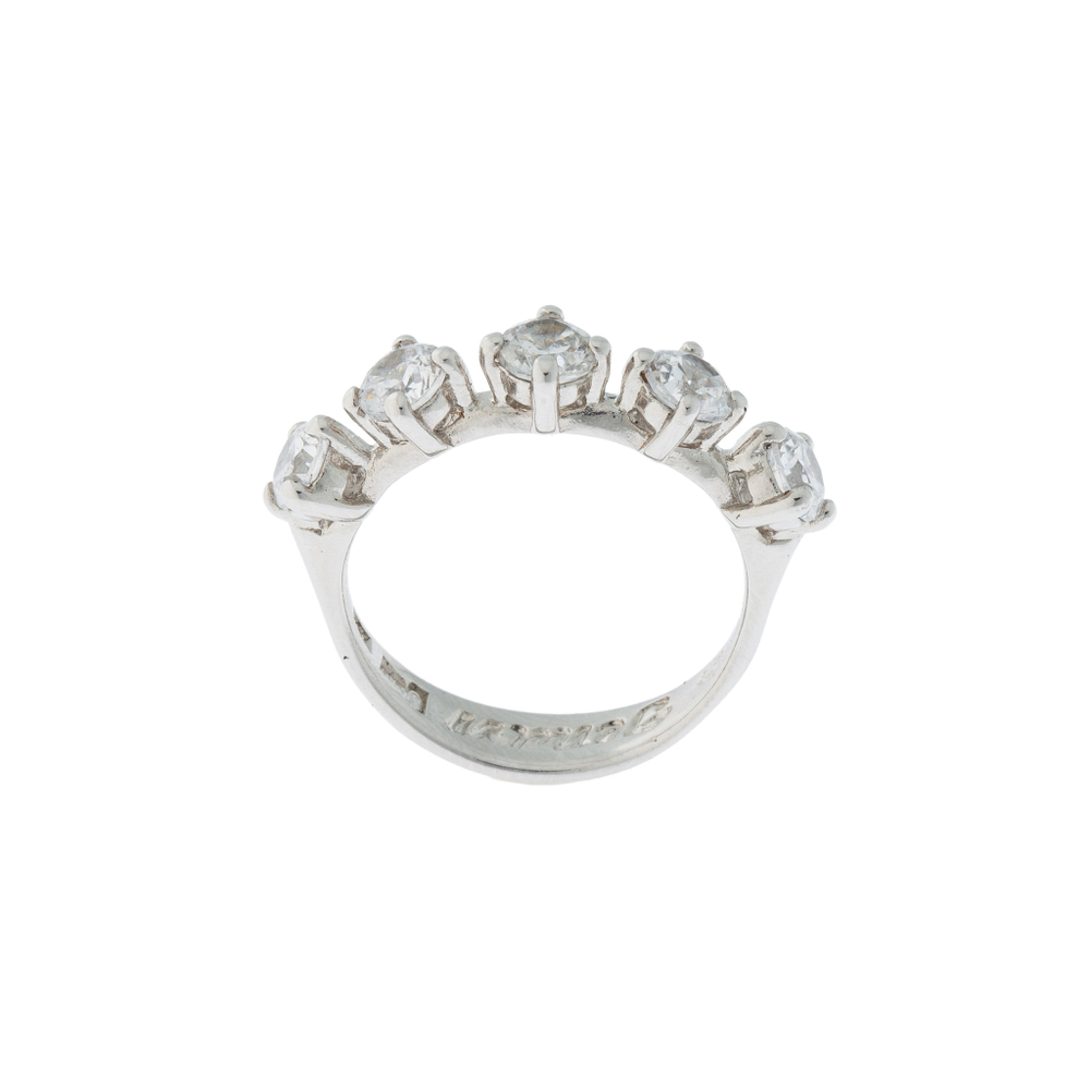 "Виадже" кольцо в родиевом покрытии из коллекции "Runway" от Jenavi