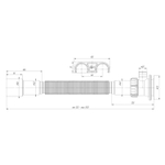 Гофросифон 1 1/2"*40*50 (1450мм) GS70145 ИНКОПЛАСТ (винт М6*80)