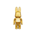 Дизайнерские игрушки BE@RBRICK R@BBRICK Rabbrick Chrome, 1065579-600450700