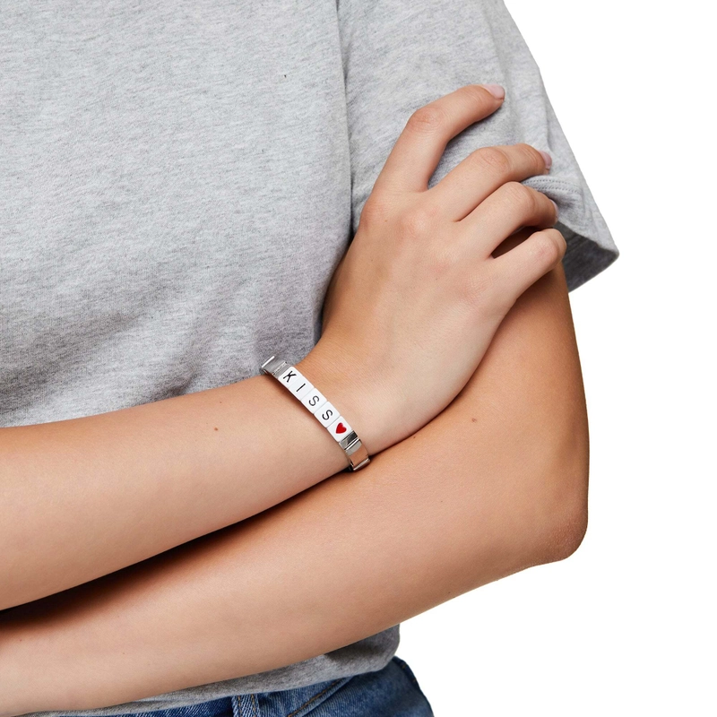 Браслет Поцелуй – Серебро