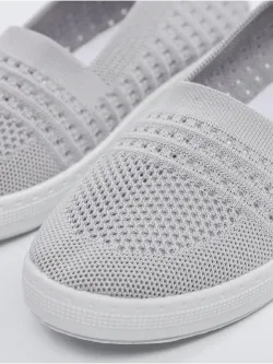 Мокасины летние текстильные