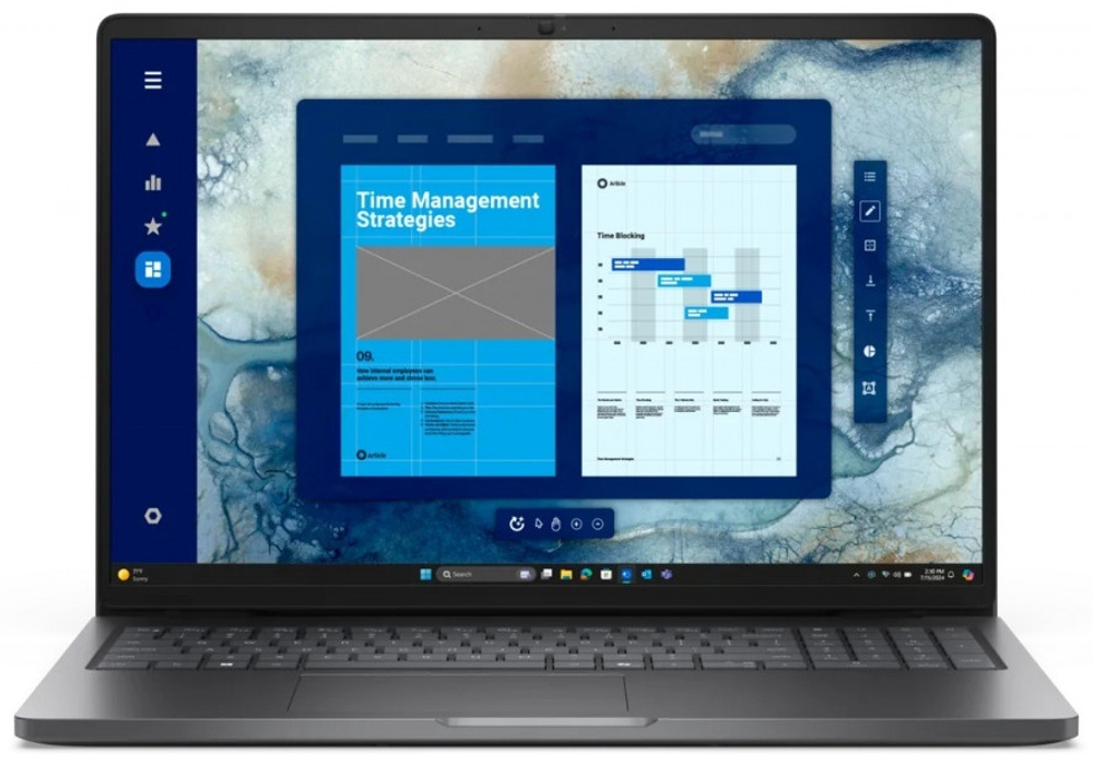 Ноутбук DELL Pro 16 PC16250 16&#34; / 32 Гб / M.2 512 Гб / Win 11 Pro / 210-BQHB_BTO108_PC16250_EMEA
