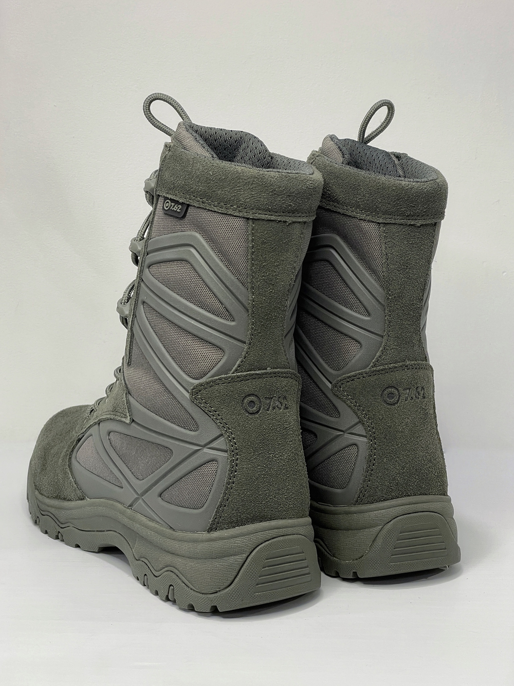 Тактические ботинки NovaTex Warrior 7.62 олива, замша и CORDURA®