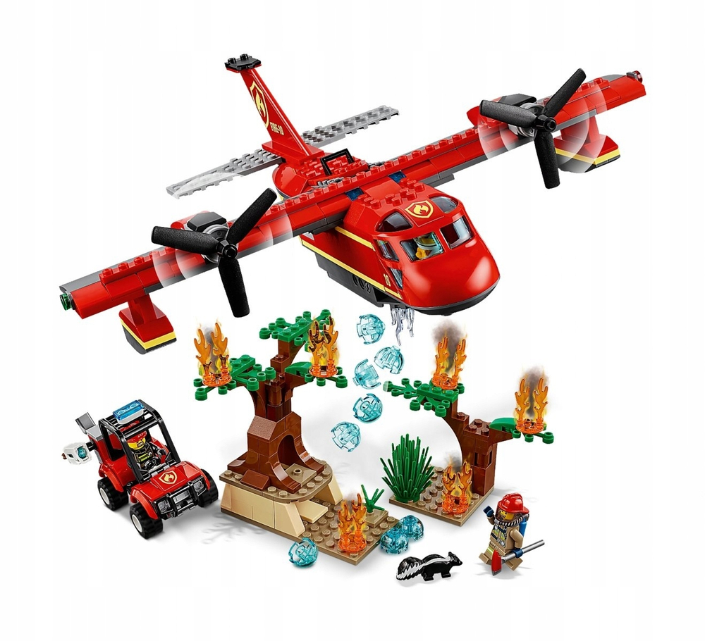 LEGO City Пожарный самолёт 60217 купить в Москве | Доставка по России.