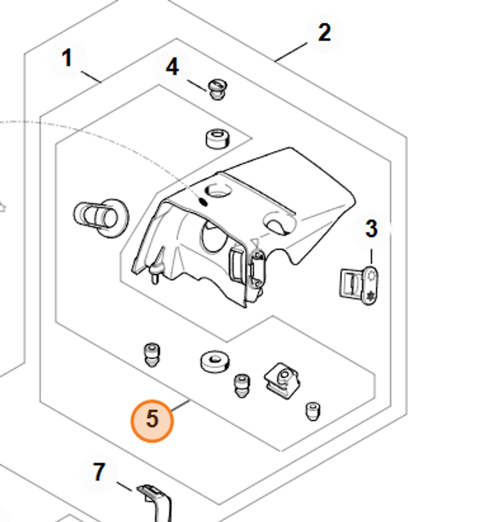 Наконечник для бензопилы STIHL MS 361. арт.PJ36177 FARMERTEC (STIHL 1135 007 1003)