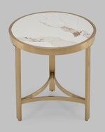 Журнальный столик Адриана 50*50 см светлая керамика