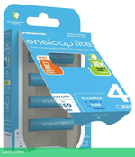 Аккумулятор Panasonic Eneloop Lite AAA 550mAh BL4 (BK-4LCCE/4CP)