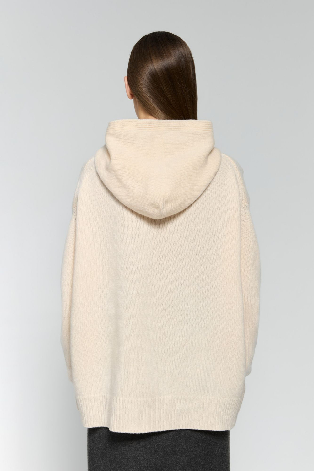 Худи  из объемной шерсти