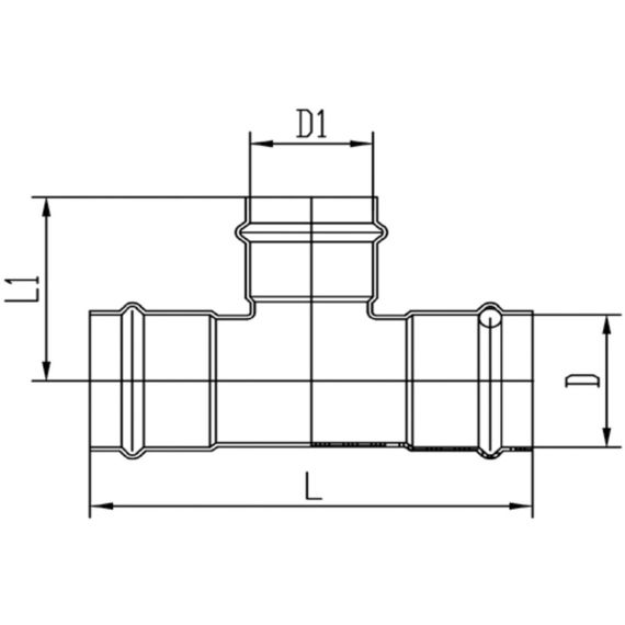 Тройник VIEIR нерж. сталь 18×15×18 VER-PRO (50/5) купить в Москве и Московской области по низкой цене с доставкой по России — (1) Тройник VIEIR нерж. сталь 18×15×18 VER-PRO (50/5) — (1)