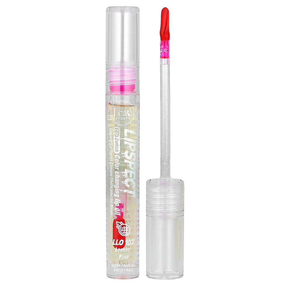 J.Cat Beauty, Lipspect, средство для губ, меняющее цвет, LLO 103 Lookin' Pine, 3 мл (0,1 жидк. унции)