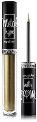 Сияющая цветная подводка для глаз LuxVisage Metal Hype Eyeliner - 05 Olive Sparks