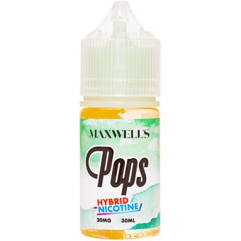 Жидкость MAXWELLS HYBRID 2% 30 ml Pops - Кисло-сладкая жвачка с киви и яблоком