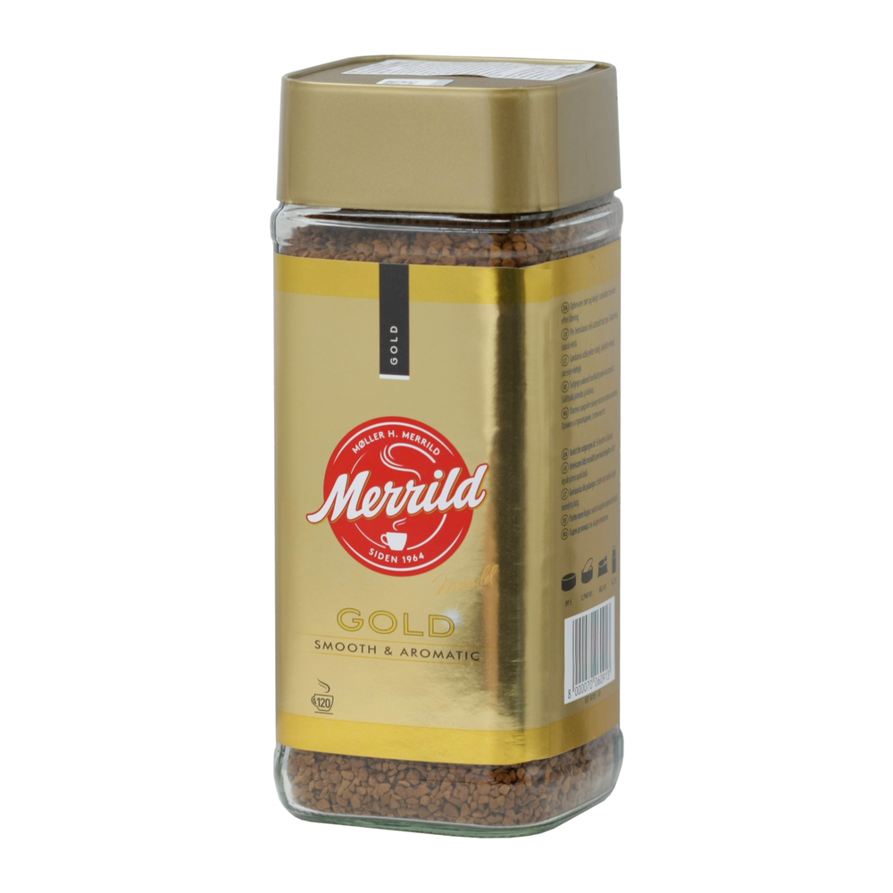 Кофе растворимый Merrild Gold Original, 100 г, стеклянная банка
