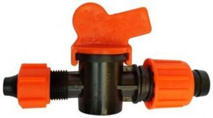 Кран стартовый с поджимом для капельной ленты  "AQUAPULSE" Ø 17 (100/300 шт)