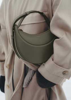 POLENE СУМКА NUMERO DIX, ДЫМЧАТО-ЗЕЛЕНЫЙ