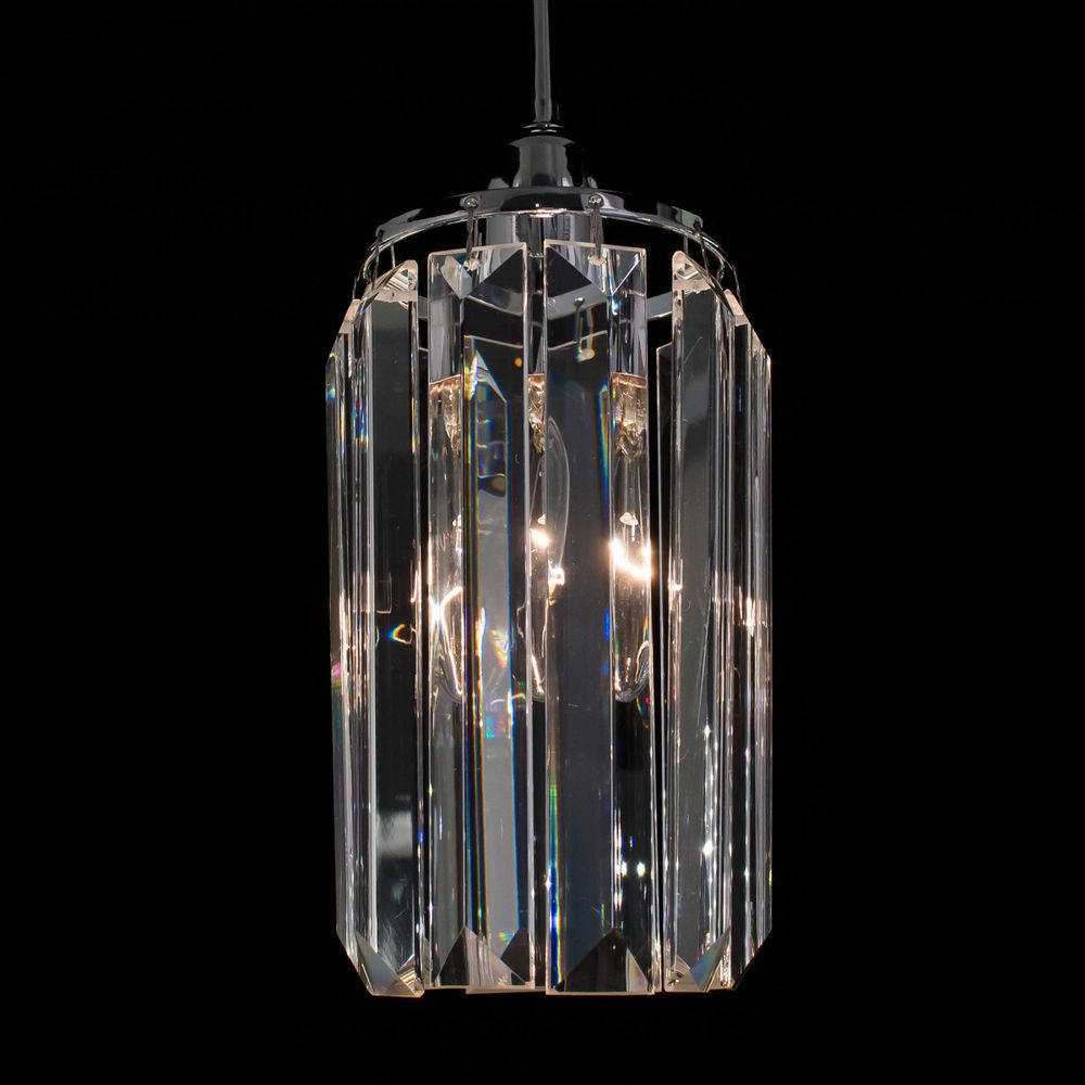 Citilux Синди CL330111 Подвесной хрустальный светильник Хром