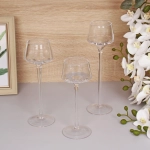 Подсвечники в наборе 3шт «Сrispy» 7,5*20,23,26см