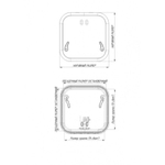Люк палубный сдвижной Альбатрос 720х720 (10268758 )