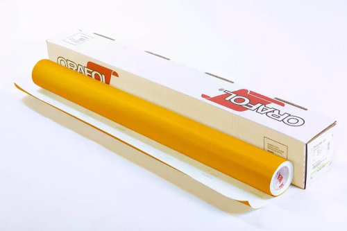 Пленка самоклеящаяся Oracal 8500 F 020 1*50 м золотисто-желтая транслюцентная