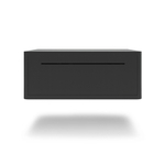 Тумба прикроватная подвесная ROYAL 5200 эко (Черный-р.черная)