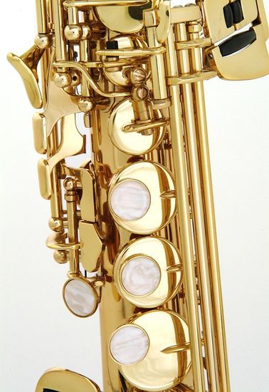 JP043G Саксофон сопрано Bb, прямой, золотой лак, John Packer