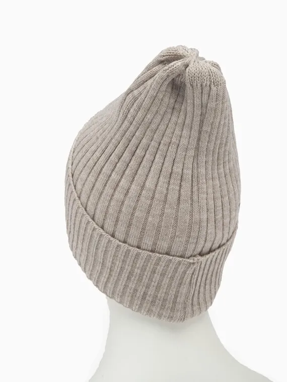 Шапка женская зимняя, цвет бежевый, размер 52-56