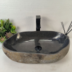 Раковина из речного камня RS-65314 53*35*15 0862