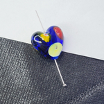 Бусины сердце, стекло, лэмпворк, миллефиори, р-р 20мм, штучно