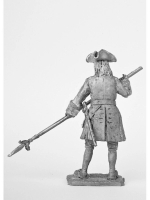Оловянный солдатик Бомбардир Канонир полковой артиллерии. 1709 г.