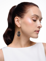 Моносерьга "Nevalyashka" лабрадор Gold