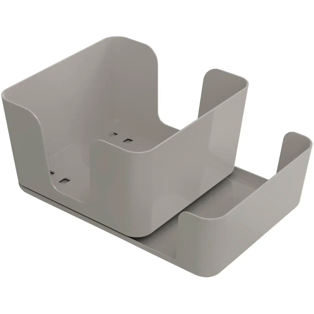 Салфетница с отделением для специй «Смарт» пыльно-серая С944ПСЕР