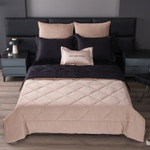 Комплект постельного белья на резинке Сатин Velvet Premium с Одеялом VPR009