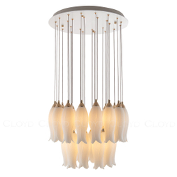 Люстра Cloyd ARGANA C26 / Ø50 см - керамика - E14 - белый (арт.11235)