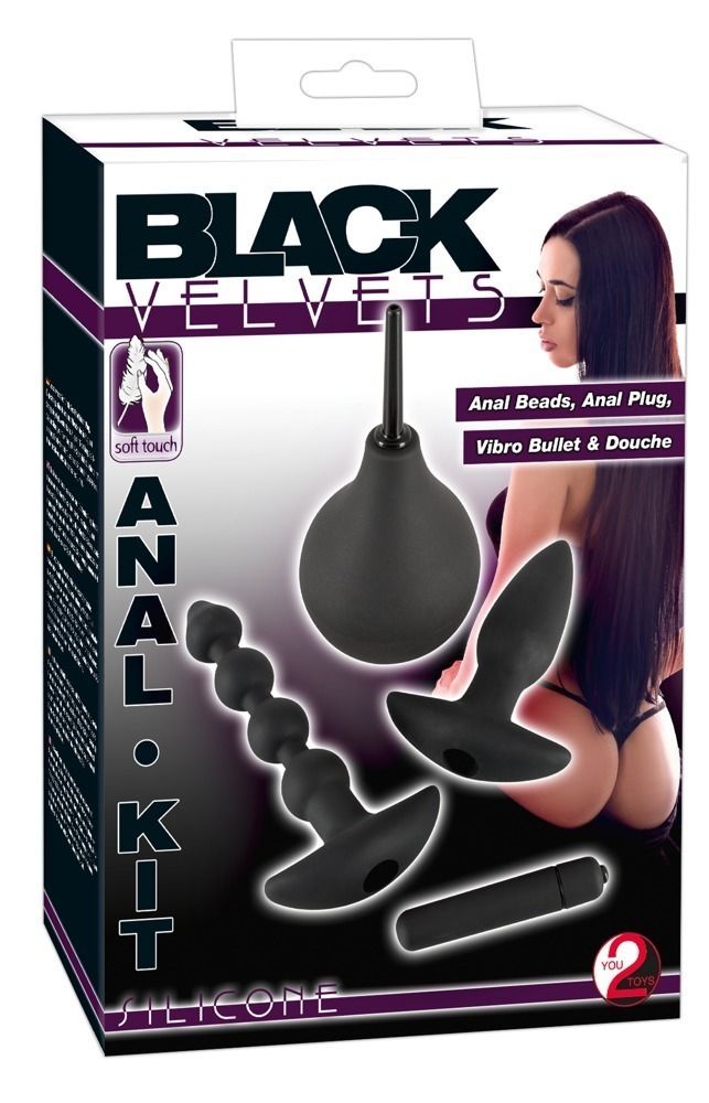 Набор анальных игрушек Black Velvet Sex Kit