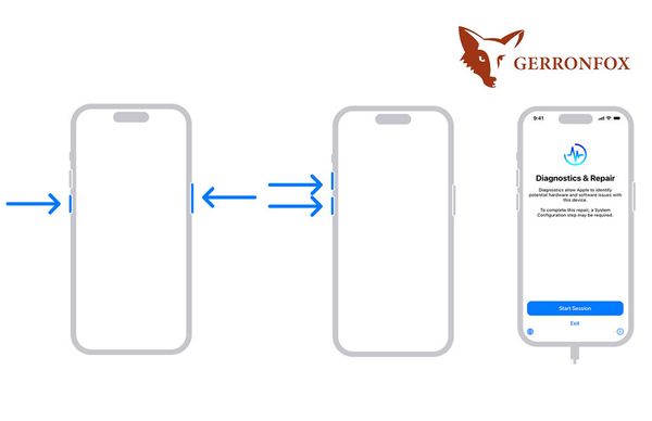 Как включить iPhone в режим диагностики?