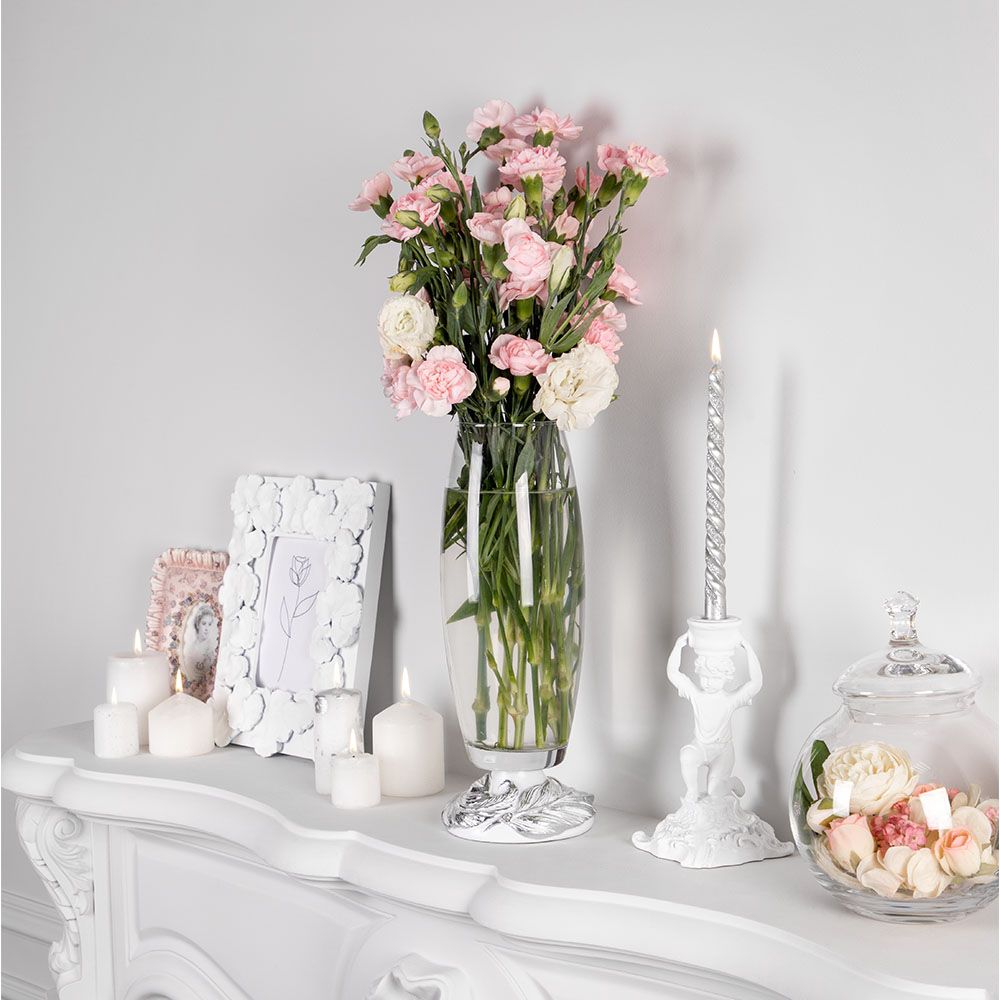 Ваза для цветов Боа Флора Сильвер