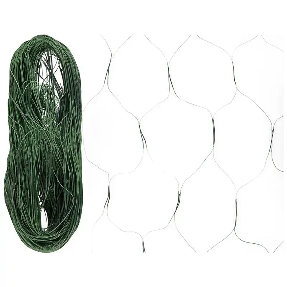 Сетка шпалерная 2*5 м (10 г/м2, размер ячейки 15*17 см) (аналог 732111)