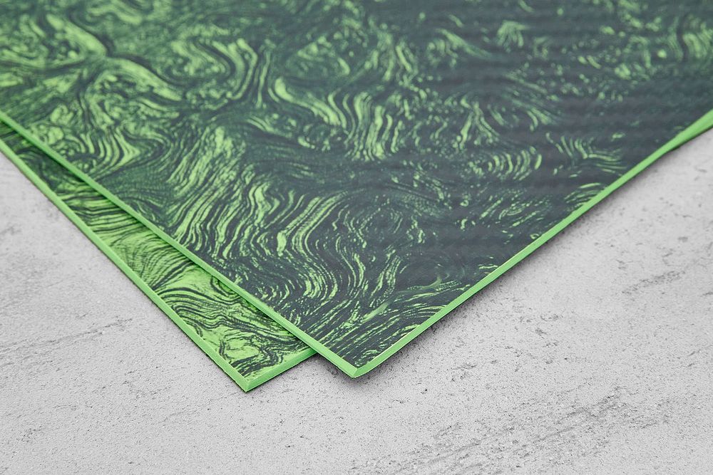 Kydex Foil green 2,03мм, лист 300x200мм