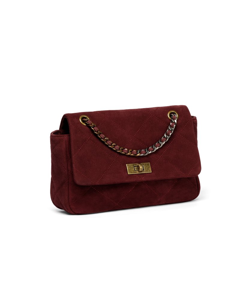 KELLY S марсала из замши