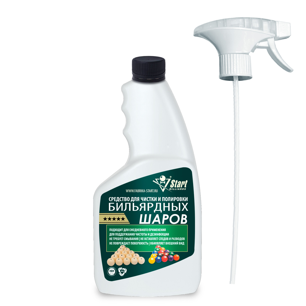 Средство для чистки и полировки бильярдных шаров. 0,5л.