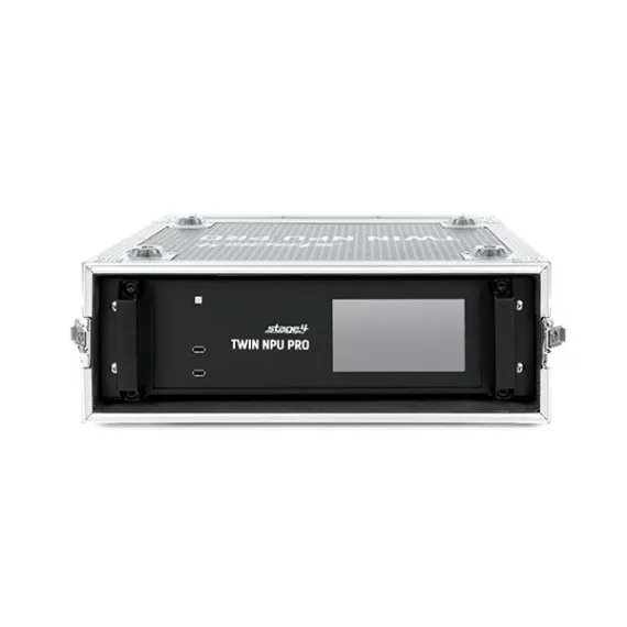STAGE4 TWIN NPU PRO Сетевой процессор / сенсорный дисплей 7″ / +4096 параметров / 8 DMX-OUT (3-pin)