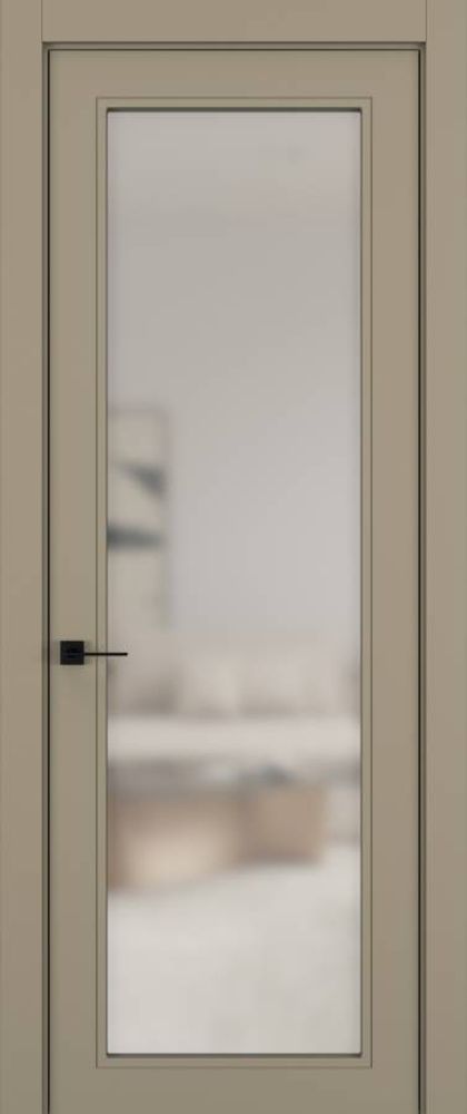 Дверь 01V GEOMETRY Матовый Светлый Бежевый