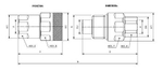 БРС РЕЗЬБОВЫЕ VEP-HD BSP 1 - D3/4 Ниппель