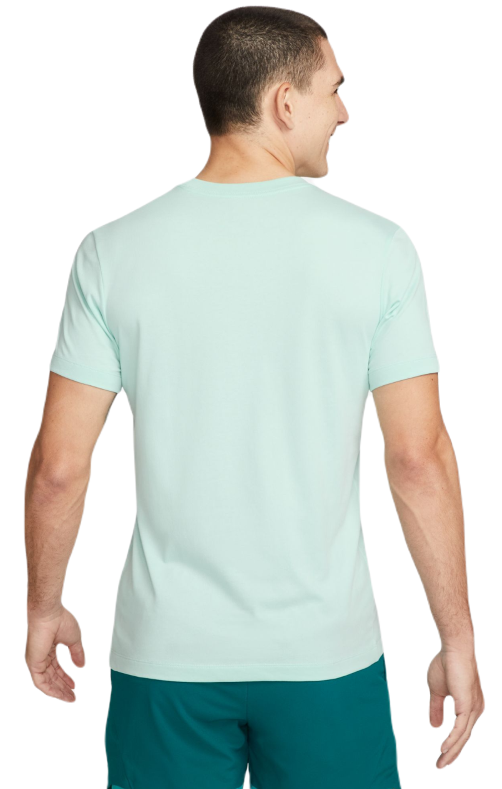 Мужская теннисная футболка Nike Court Dri-Fit Tennis T-Shirt - jade ice