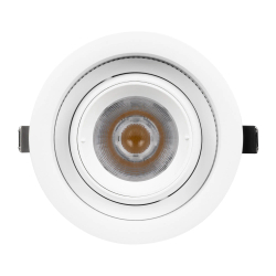 Светильник MS-VORTEX-BUILT-R110-20W Warm3000 (WH-WH, 40 deg, 230V) (Arlight, IP20 Металл, 5 лет) 056566