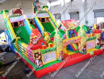 Коммерческий батут "В погоне за медведем 2"