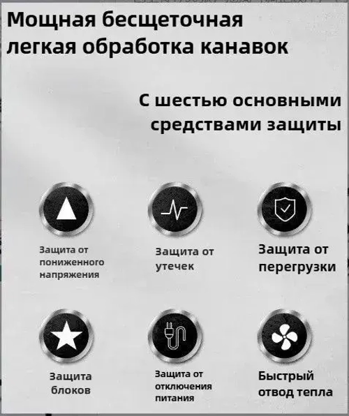 Бесщеточная Угловая Шлифовальная Машина, 125 Мм, 1550 Вт, 6-ступенчатый Редуктор 220 В, Для Резки Плитки И Камня